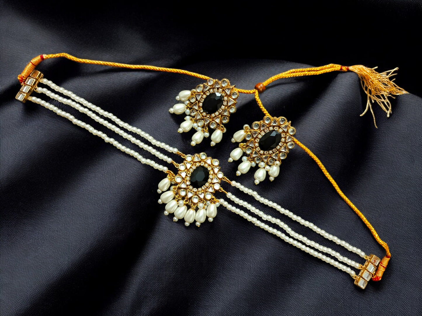 Handmade Kundan Jewelry Set