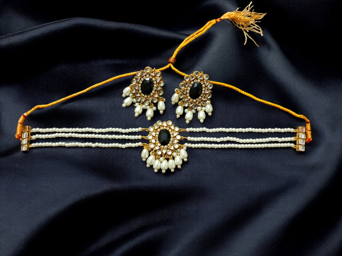 Handmade Kundan Jewelry Set