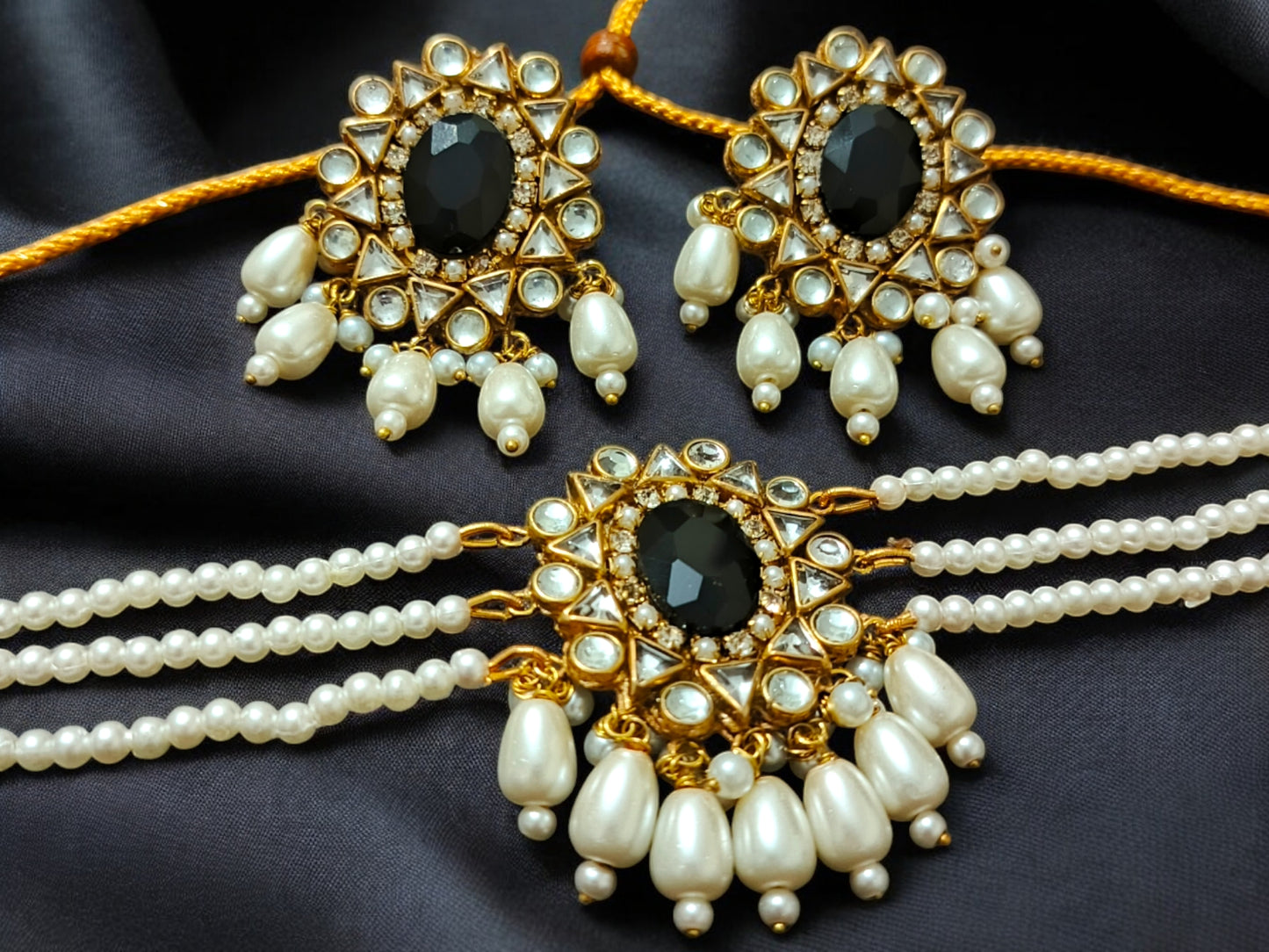 Handmade Kundan Jewelry Set