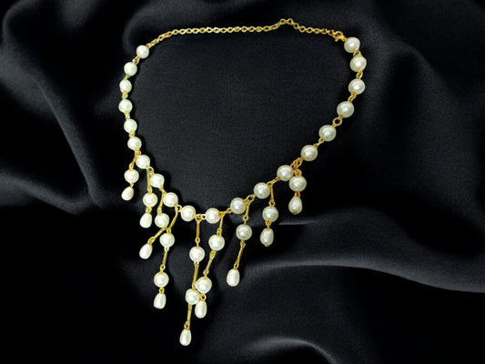 Necklace - Pearl Beaded